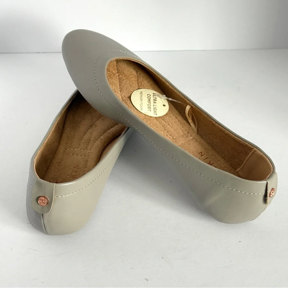 Danskin Poise Classic Ballet Flats Gray Women Flats Size 6